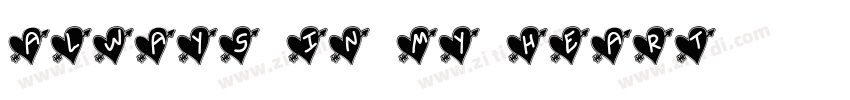 Always In My Heart字体转换
